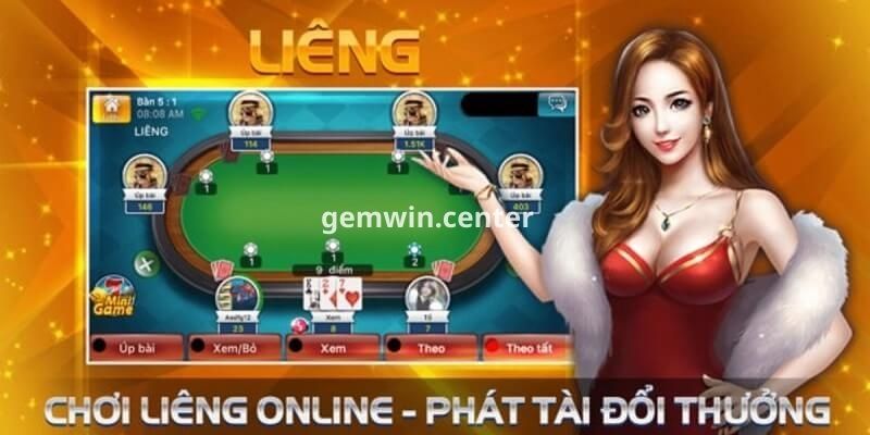 Bài Liêng GEMWIN sở hữu giao diện chất lượng